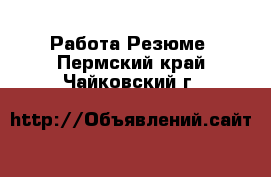 Работа Резюме. Пермский край,Чайковский г.